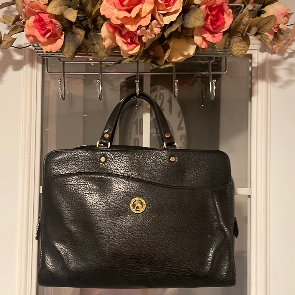 Francois Marot leather briefcase